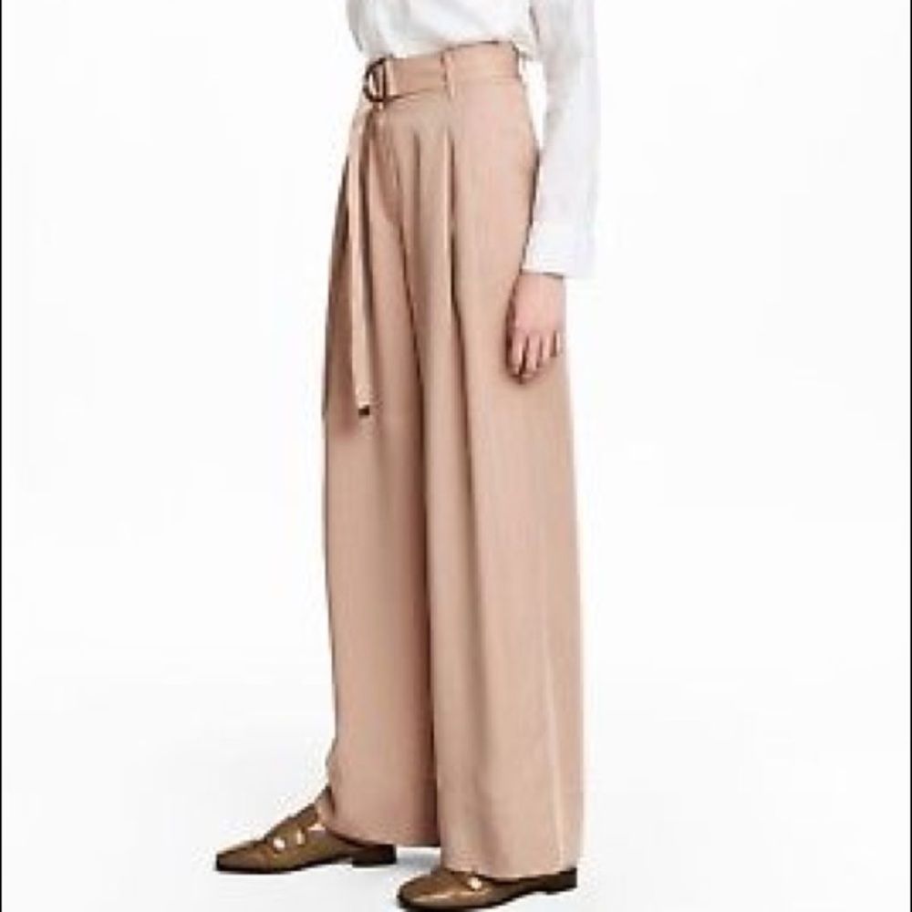 H&M Wide-Cut Lyocell Pants